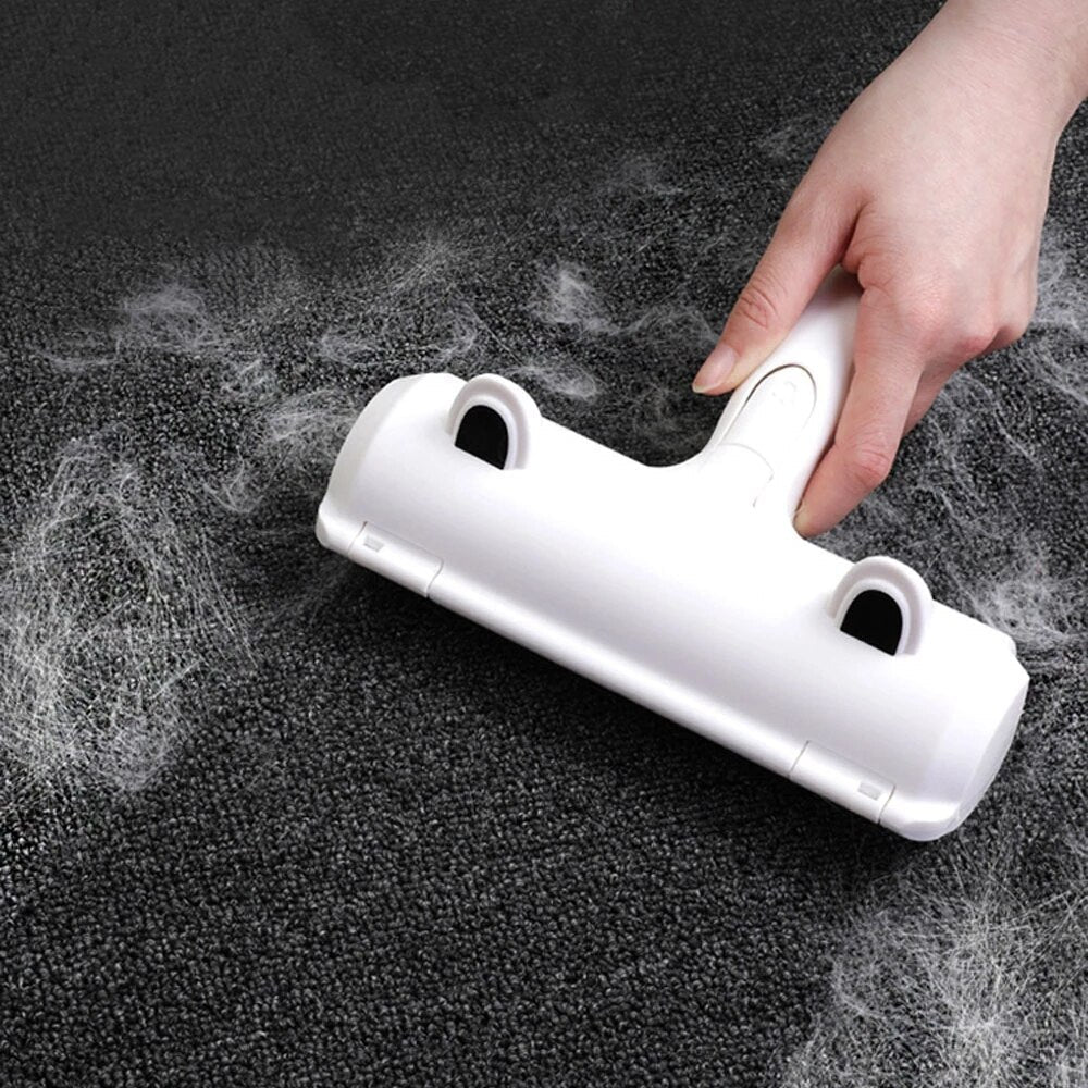2-Way Remove Animal Hair Roller Chien Chat Hair Remover Brosse Carpet