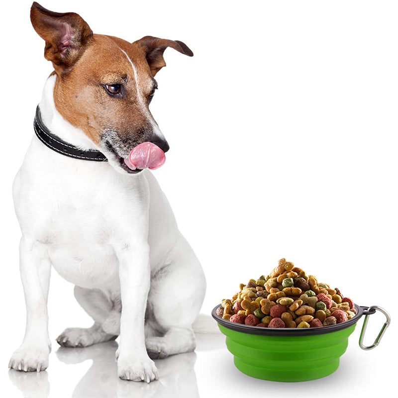 Gamelle pliable silicone pour chien - 350 ml