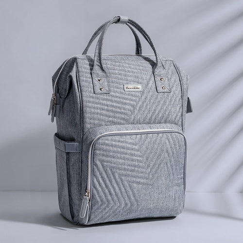 Sac à dos à langer matelassé