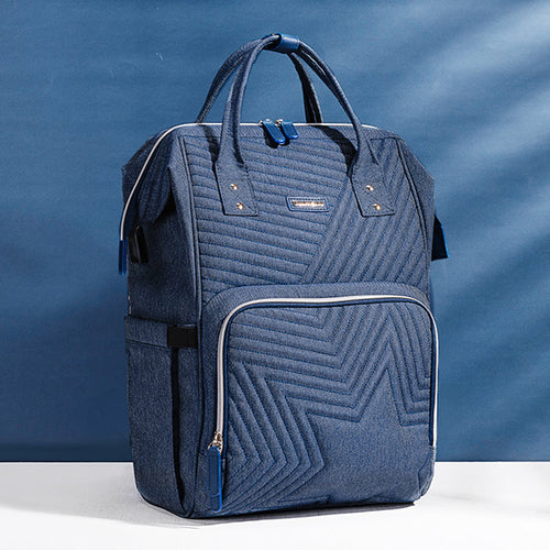 Sac à dos à langer matelassé