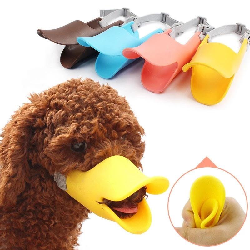 Masque en silicone pour canard pour chiens (petits chiens)