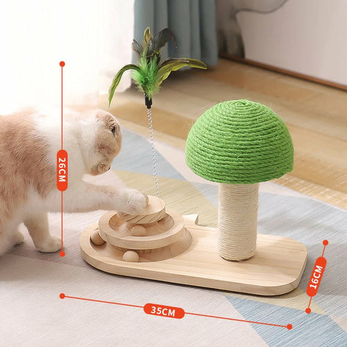 Griffoir pour animaux avec jouet