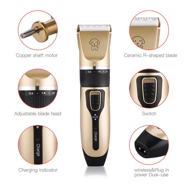 Tondeuse professionnelle pour chiens et chats, tondeuse à poils pour animaux
