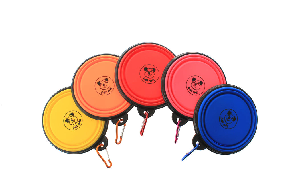 Gamelle pliable silicone pour chien - 350 ml