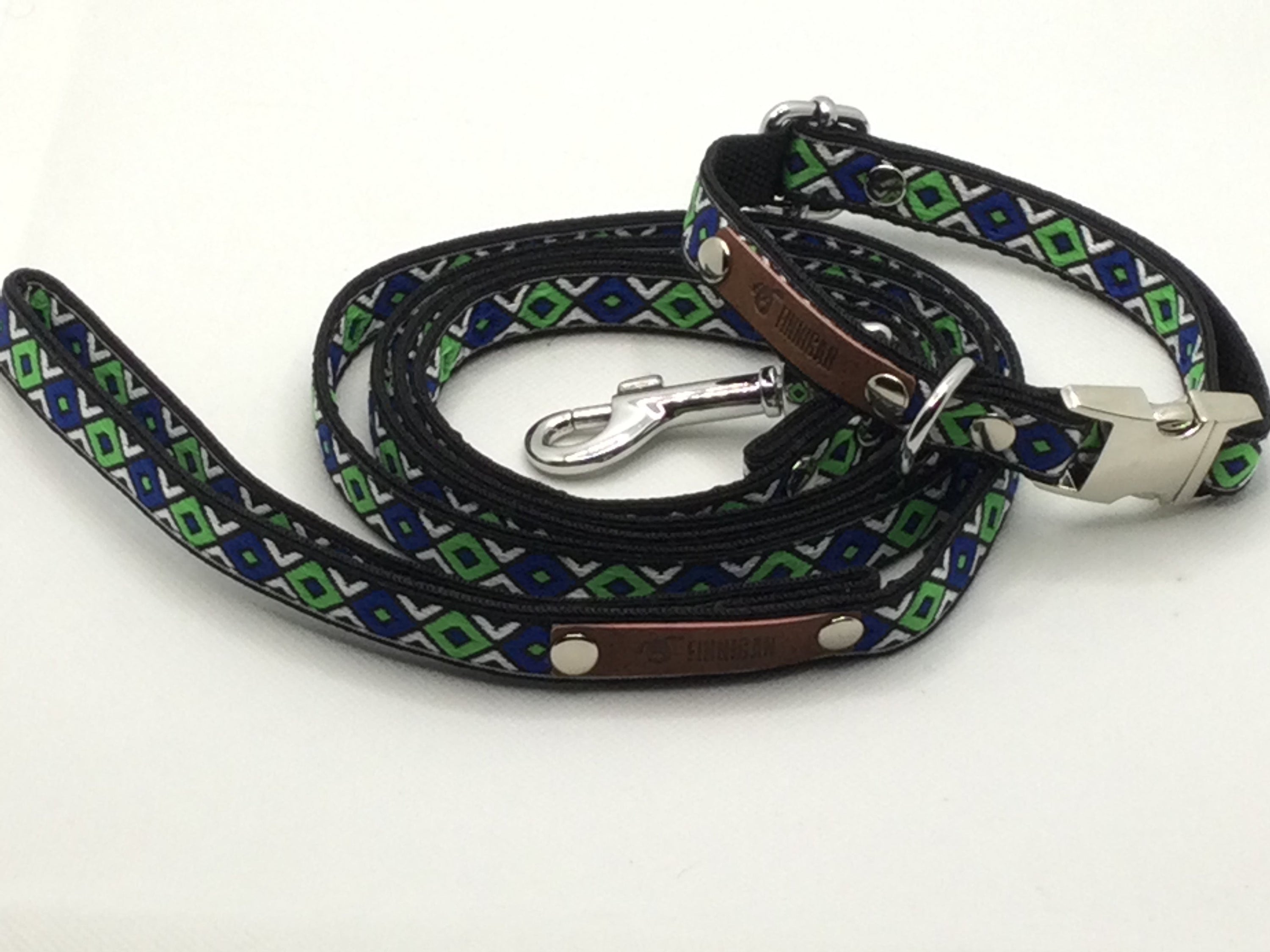 Collier en Coton Personnalisé Designer pour Petits Chiens