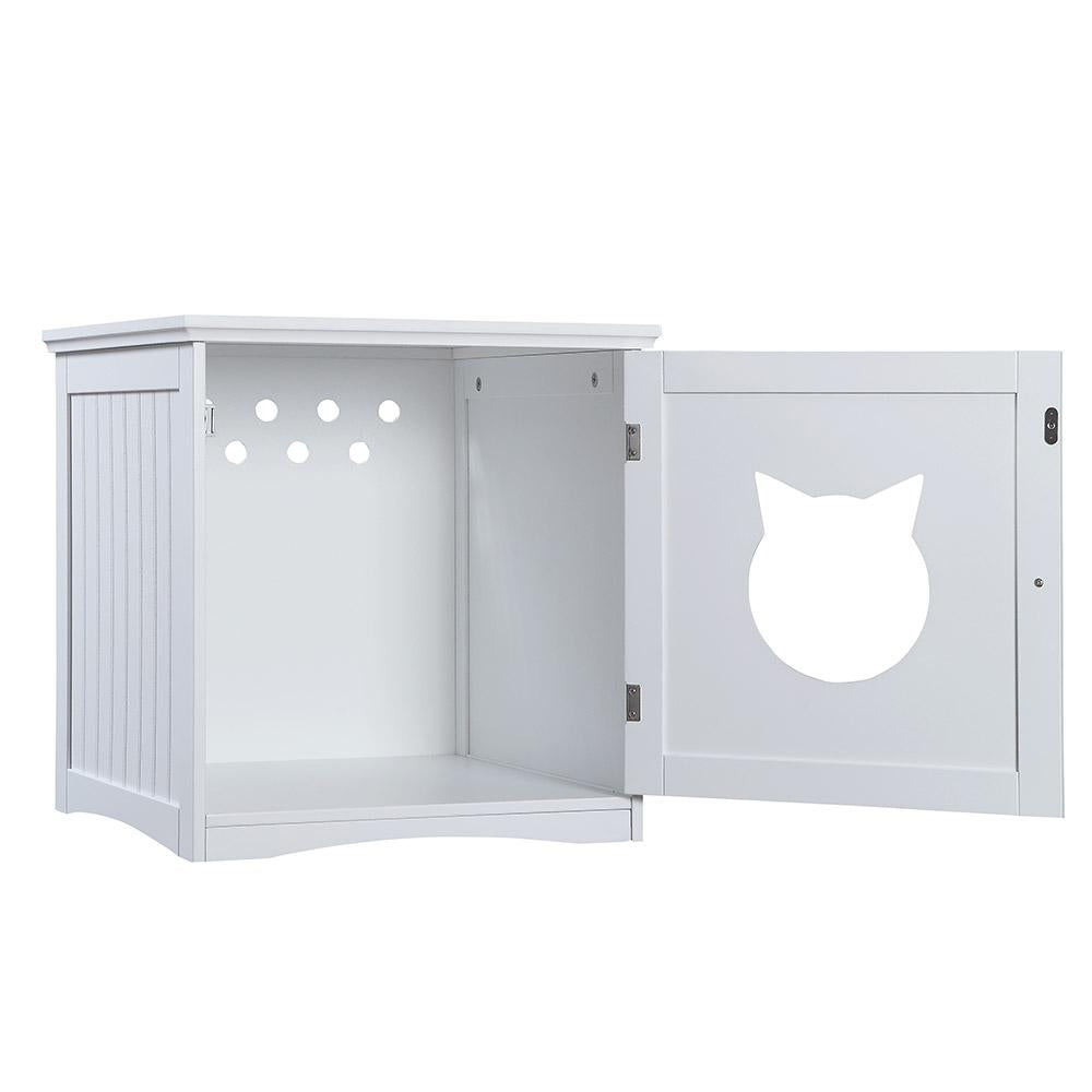 Table de Nuit pour Chat avec Enclosure