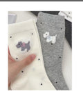 Chaussettes à Motif de Chien Scottie - Set de 2