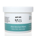 Lingettes pour les Yeux Aloe Vera pour Chiens et Chats - Pack de 120