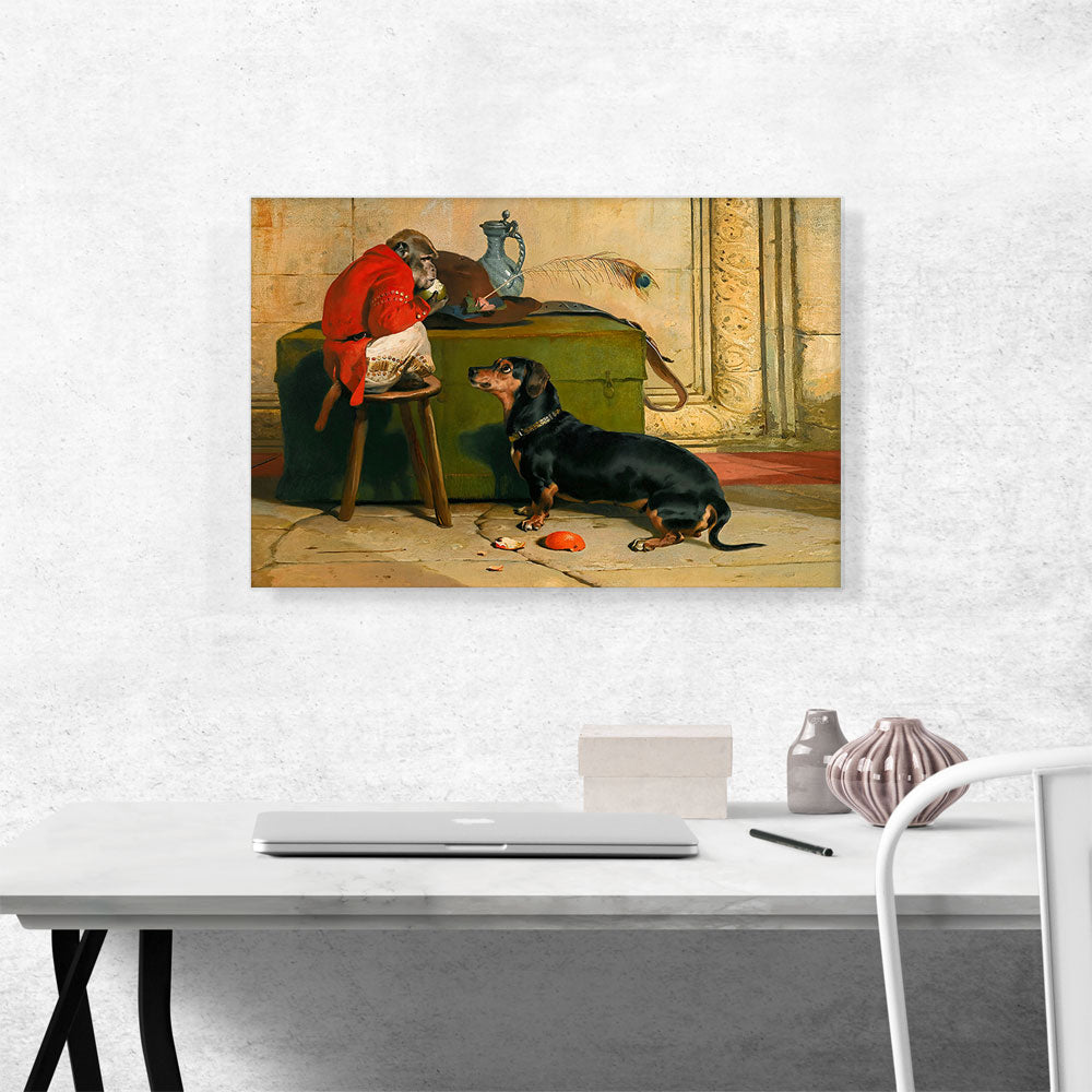 Ziva - Chien Blaireau Art sur Toile