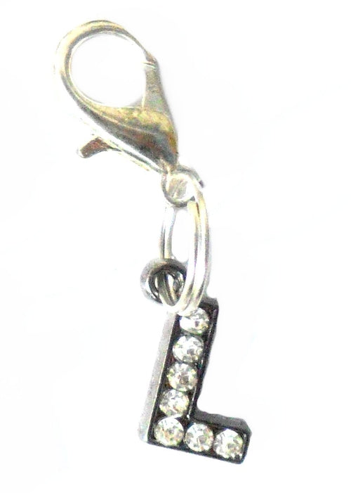 A-Z Crystal Letter Animal Charms