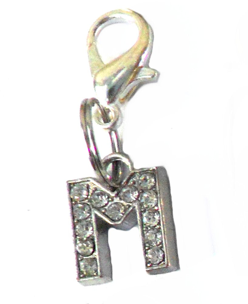 A-Z Crystal Letter Animal Charms