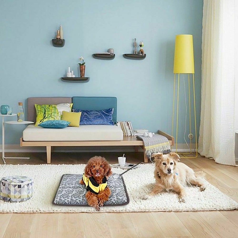 Tapis chauffant étanche pour animaux avec réglage ajustable