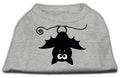Chemise Imprimée Écran Batsy le Chauve-souris pour Chien, Grise