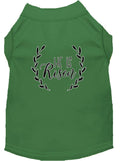 T-shirt Chien 'Il est Ressuscité' - Vert