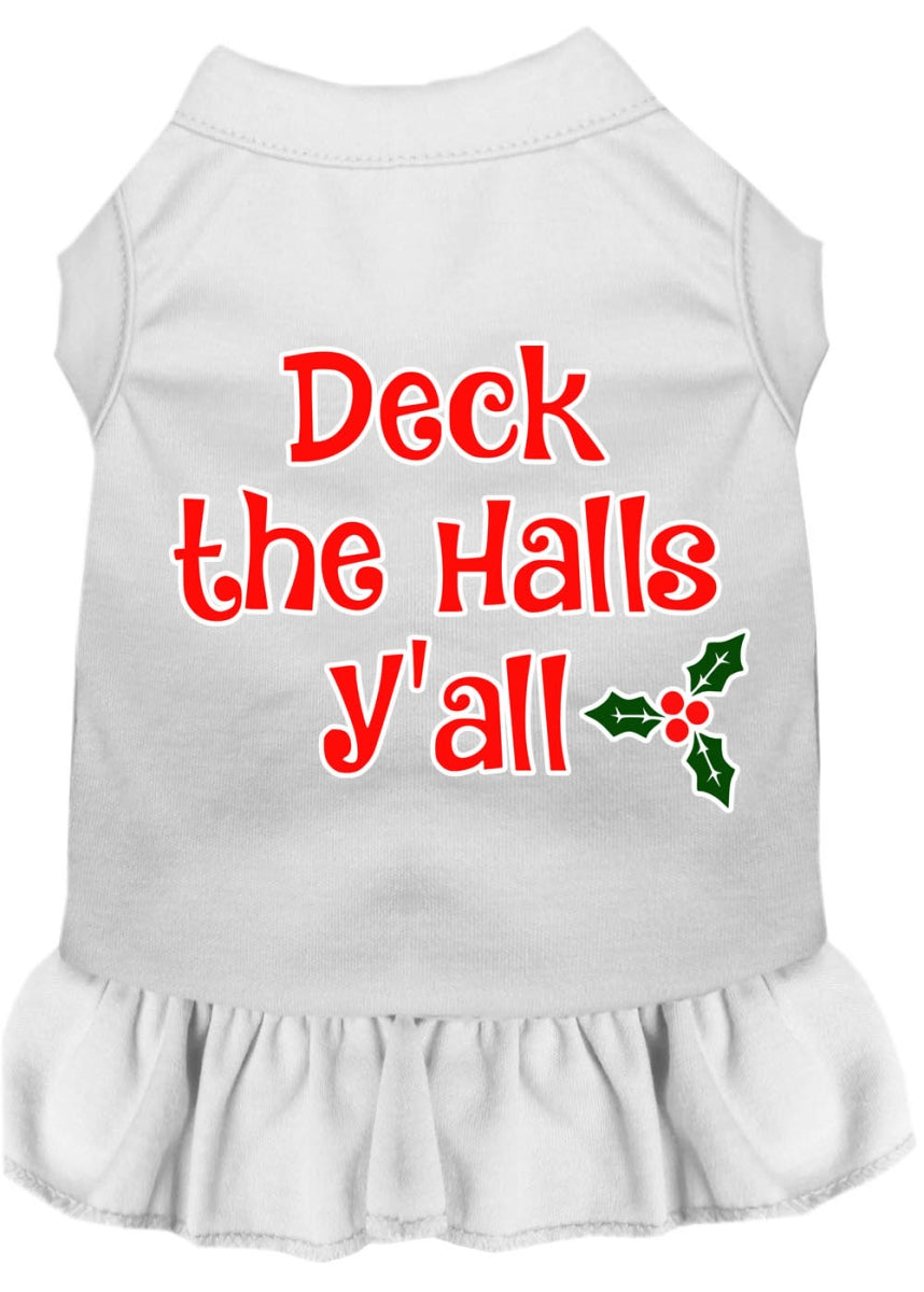 Robe Chien Deck the Halls Yall