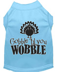 T-shirt Chien 'Gobble Jusqu'à Ce Que Tu Vacilles'