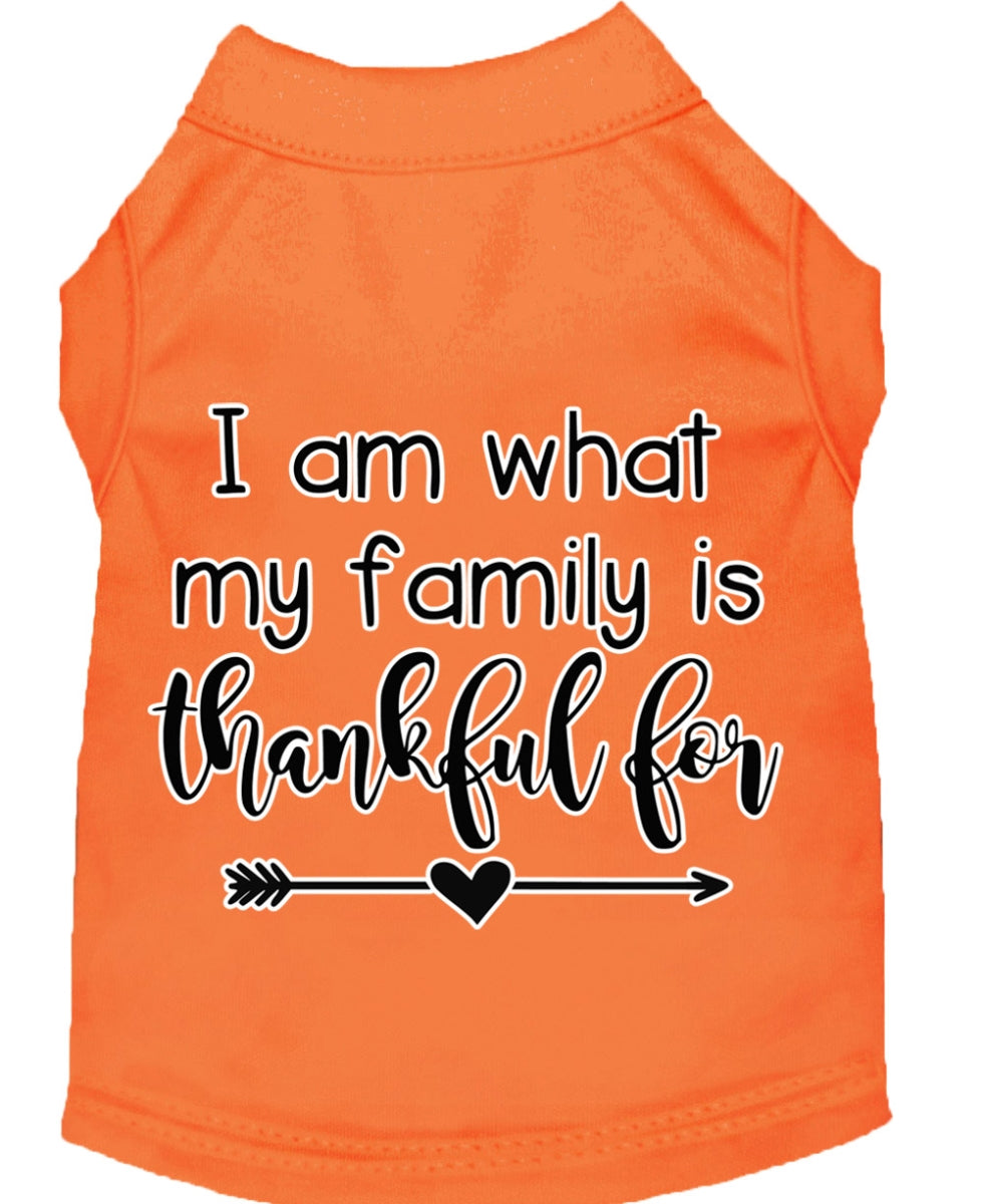 Je suis ce que ma famille apprécie - T-shirt pour chien