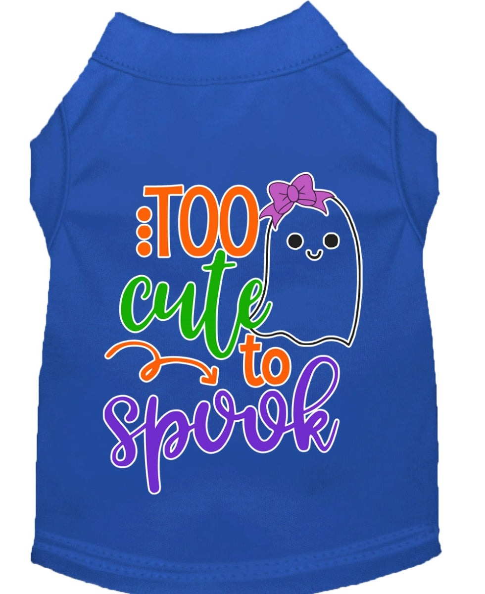 Trop mignon pour effrayer - T-shirt fantôme pour chien