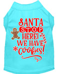T-shirt Chien 'Santa, We Have Cookies'