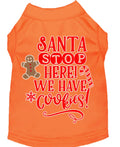 T-shirt Chien Santa - Nous avons des Cookies