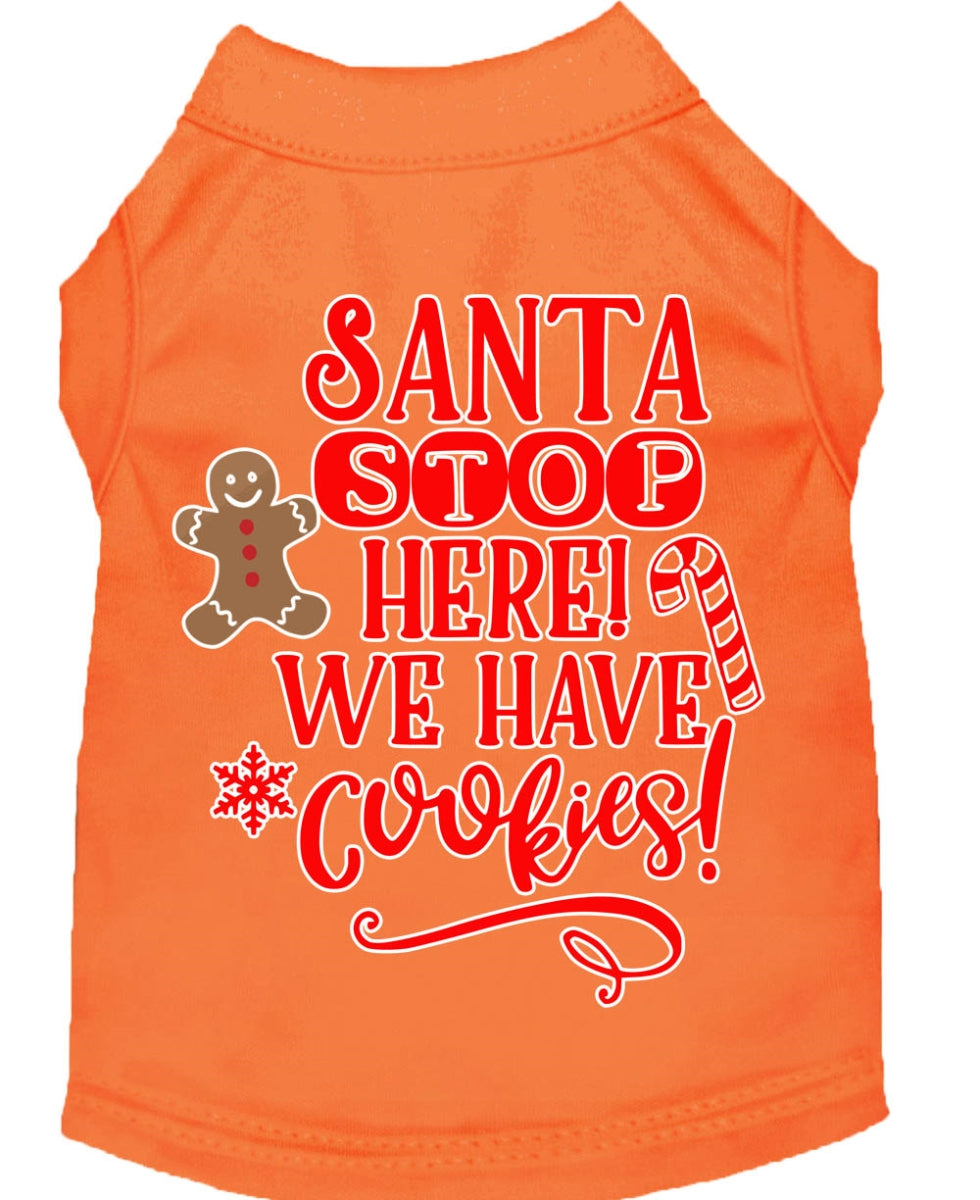 T-shirt Chien Santa - Nous avons des Cookies