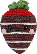 Jouet en Coton Bio Fraise pour Petit Chien