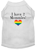 T-shirt Chien 'J'ai 2 mamans'