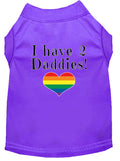 T-shirt Chien 'J'ai 2 Papas'