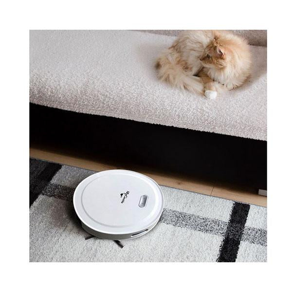 Aspirateur Robot Intelligent Mygenie pour Animaux Blanc