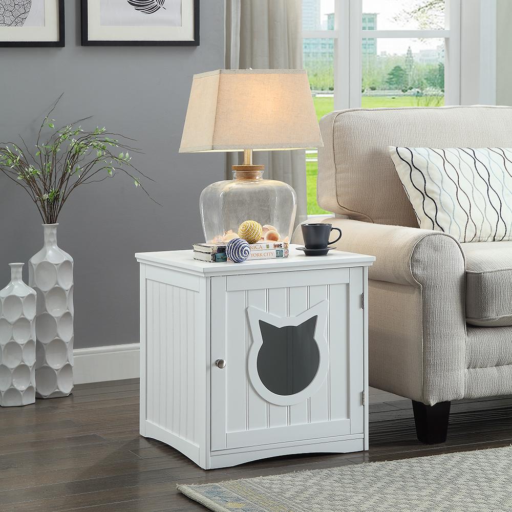 Table de Nuit pour Chat avec Enclosure