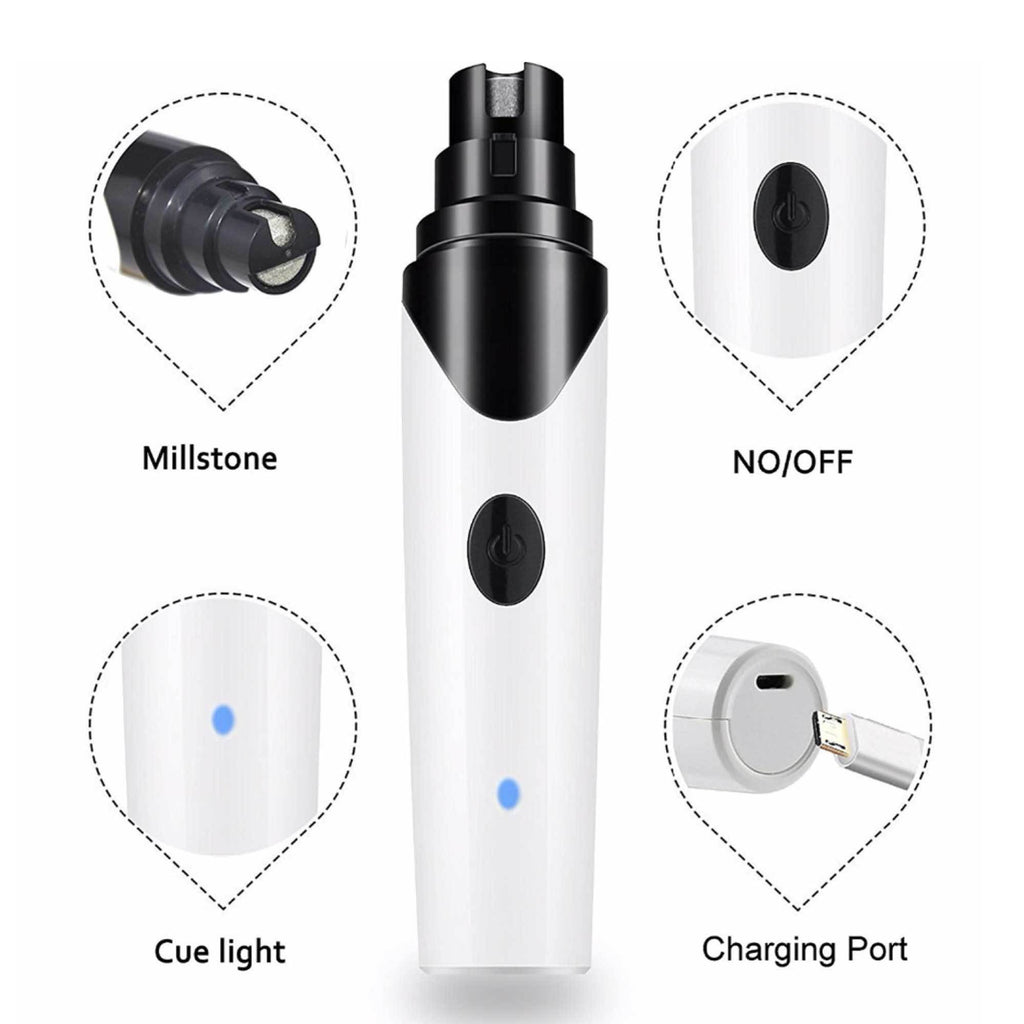 Meuleuse à Ongles Électrique Rechargeable pour Chiens et Chats