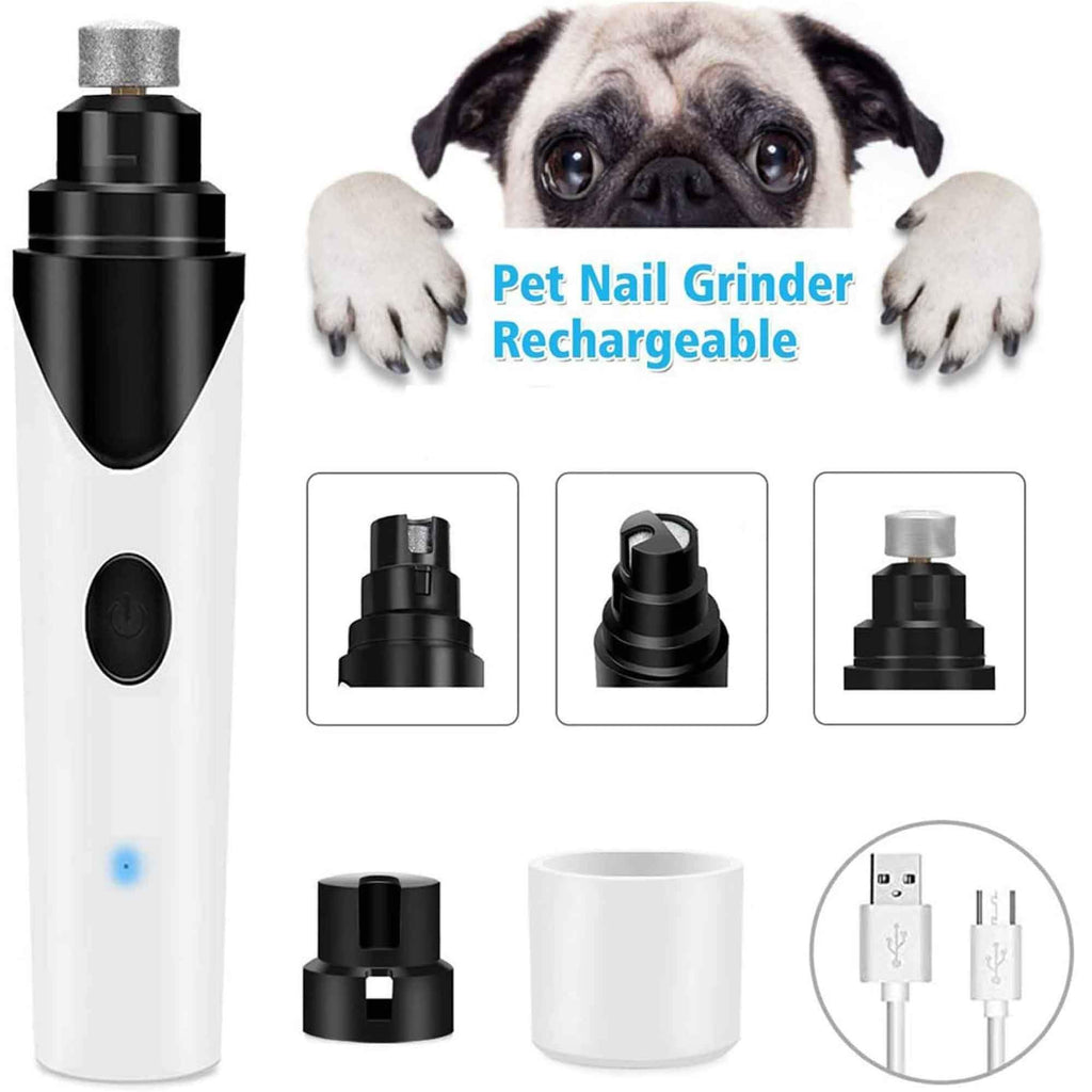Meuleuse à Ongles Électrique Rechargeable pour Chiens et Chats