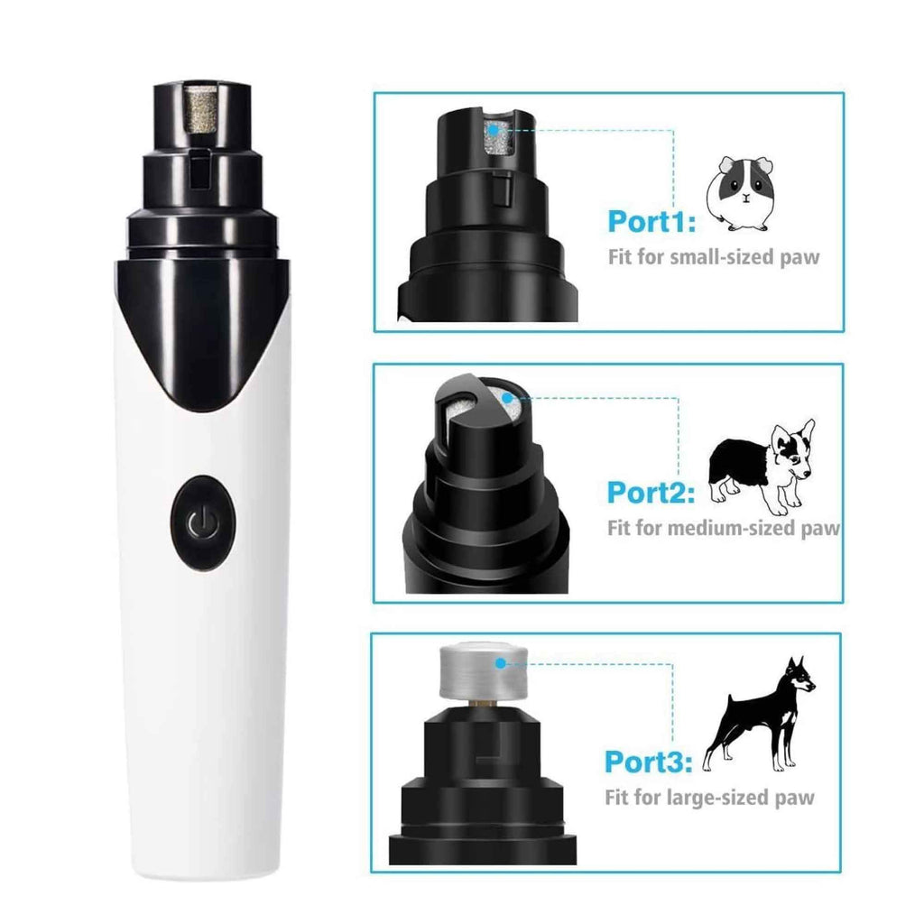 Meuleuse à Ongles Électrique Rechargeable pour Chiens et Chats