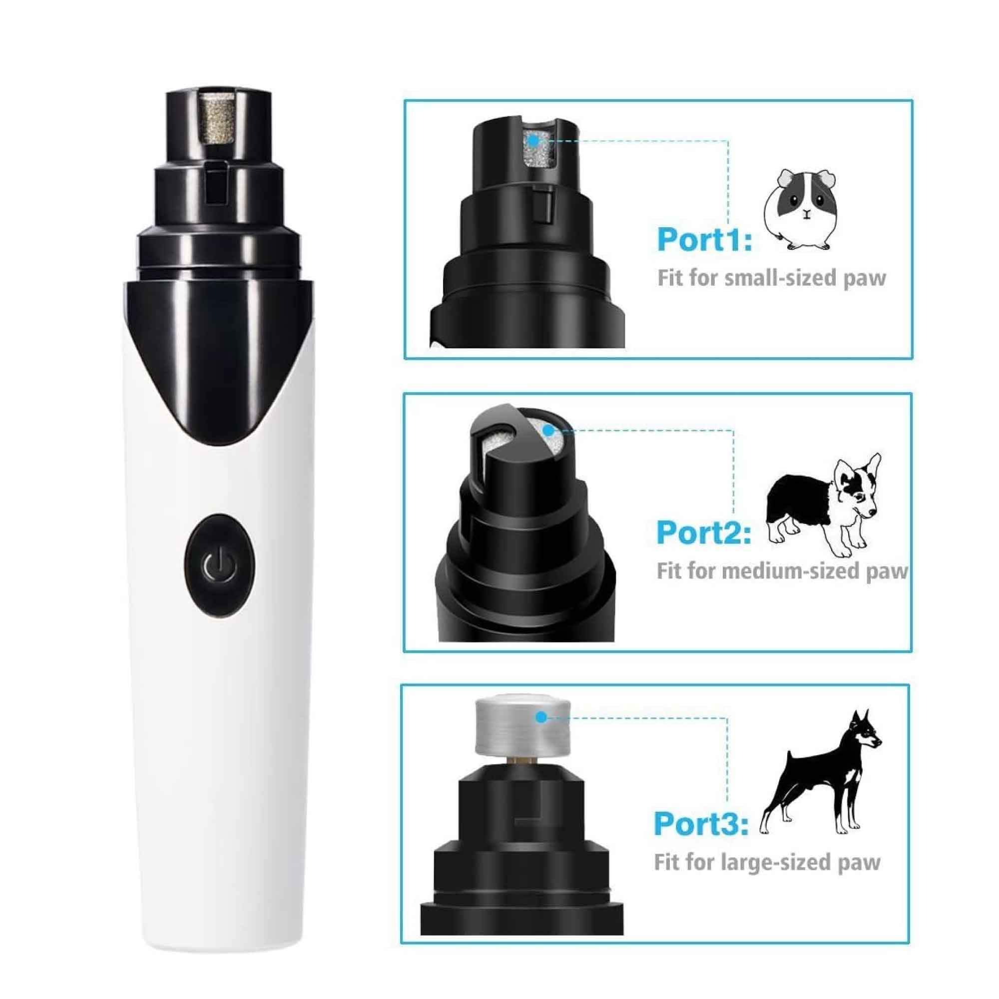 Meuleuse à Ongles Électrique Rechargeable pour Chiens et Chats