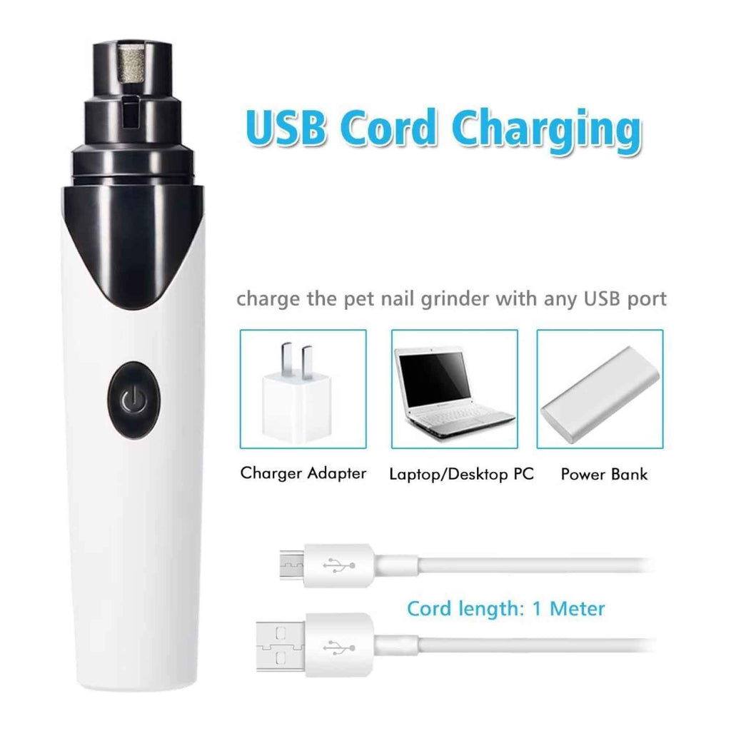 Meuleuse à Ongles Électrique Rechargeable pour Chiens et Chats