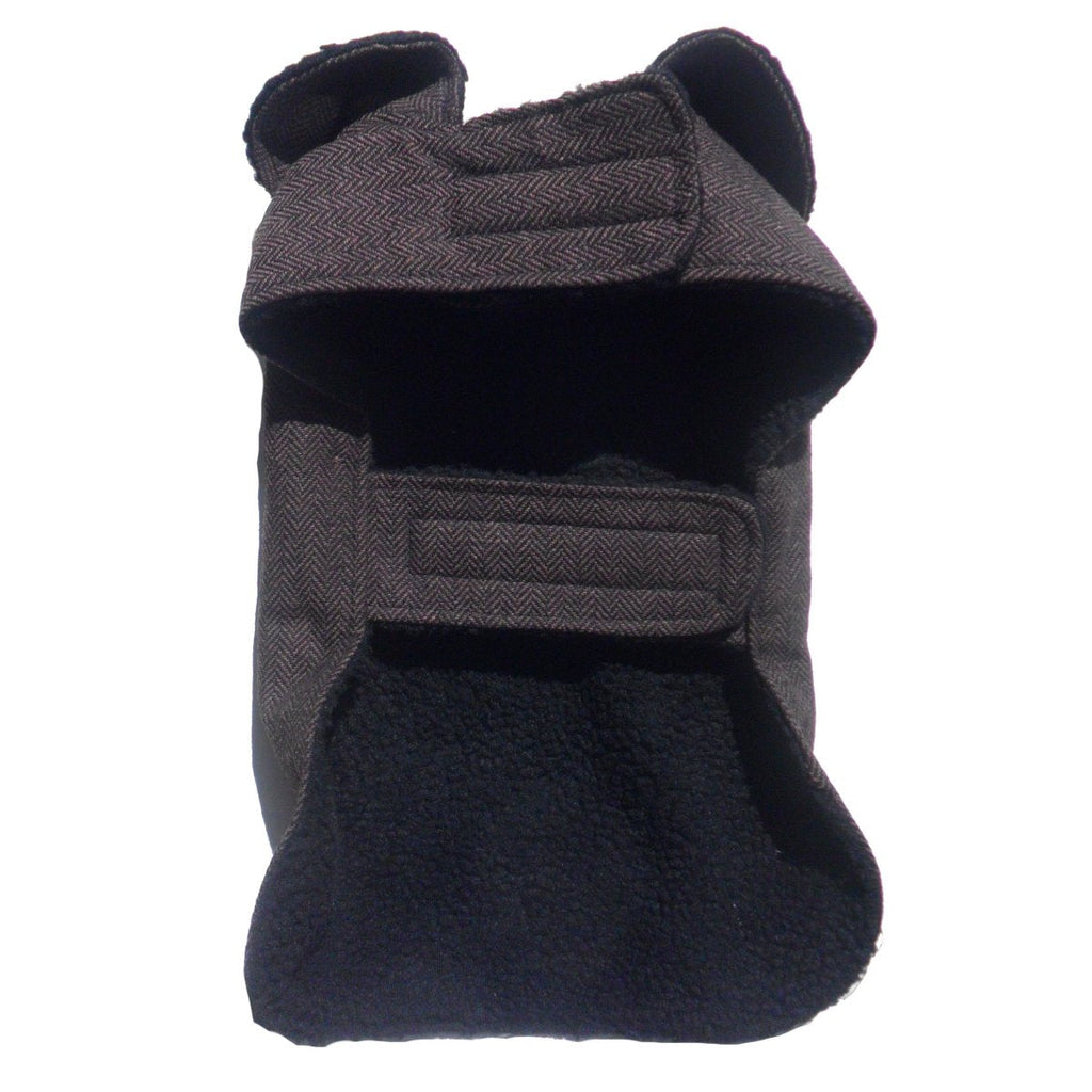 Manteau pour chien en chevrons marron