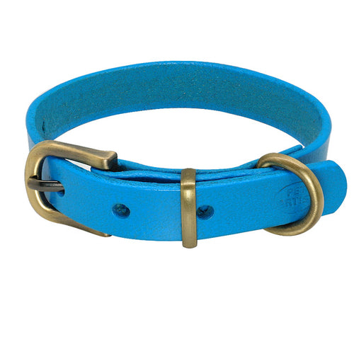 Collier en cuir simple pour chiens de petite et moyenne taille