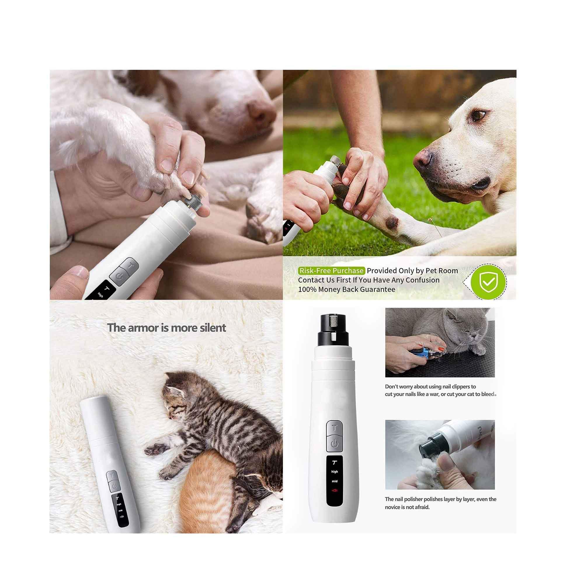 Meuleuse à Ongles Électrique pour Chiens et Chats - Turbo USB