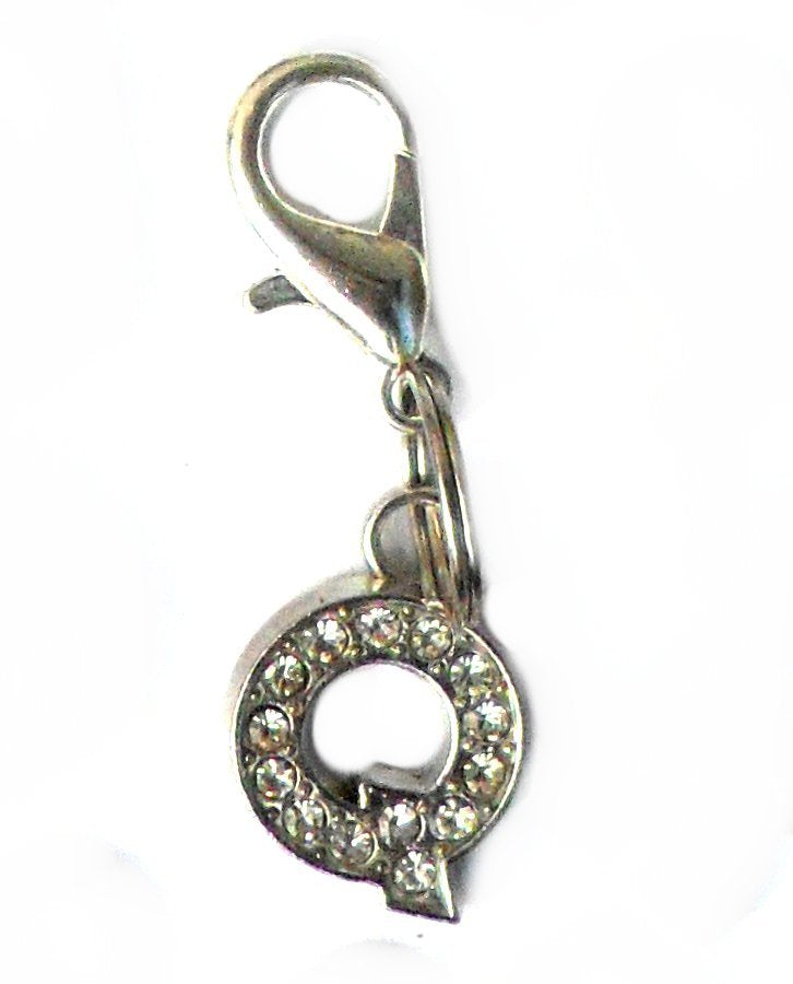 A-Z Crystal Letter Animal Charms