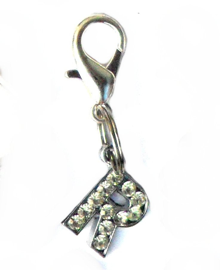 A-Z Crystal Letter Animal Charms