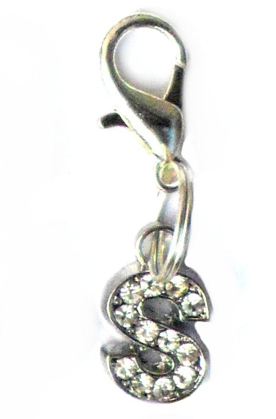 A-Z Crystal Letter Animal Charms