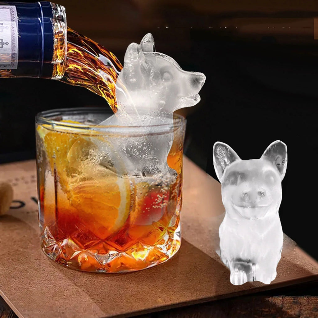 Moule à Glace Corgi en Silicone