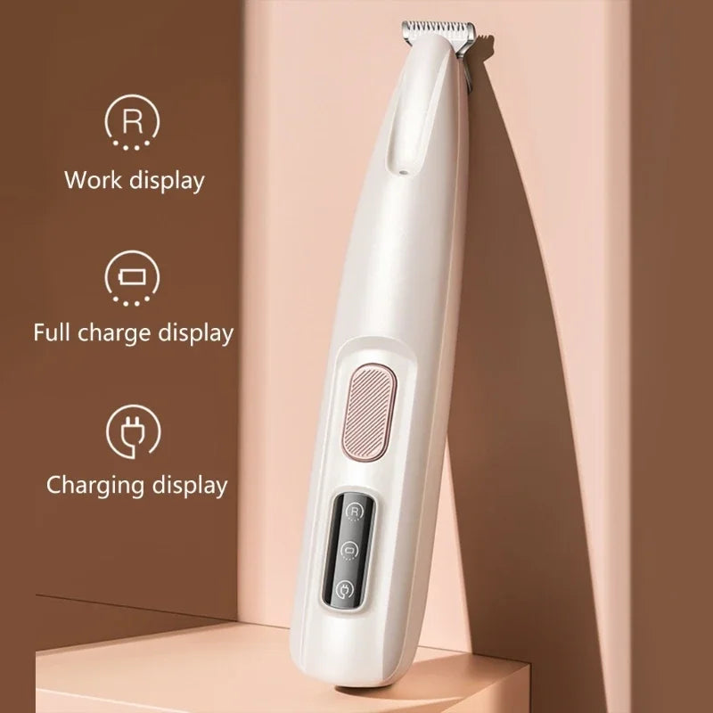 Rasoir de Toilettage pour Chat avec Lumière et Faible Bruit