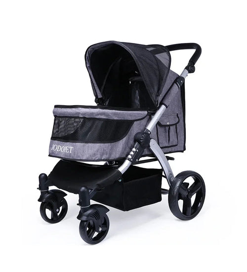 Chariot Pliable de Luxe : Confort et Praticité pour Vos Animaux