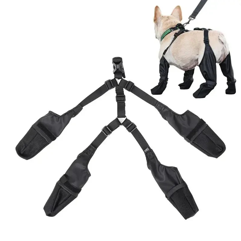 Bottes imperméables ajustables pour chiens
