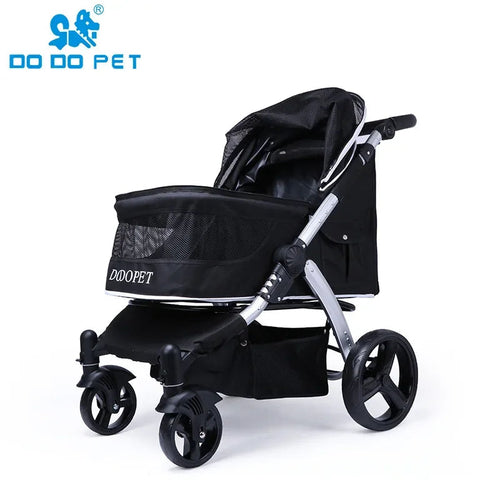 Chariot Pliable de Luxe : Confort et Praticité pour Vos Animaux