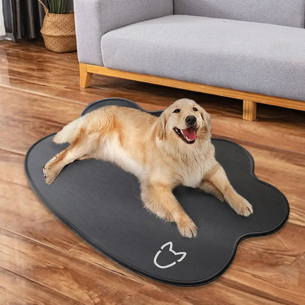 Tapis pour chat en soie glacée, matelas d'été rafraîchissant