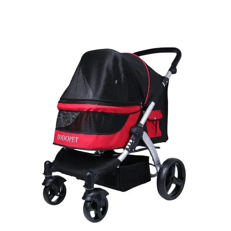 Chariot Pliable de Luxe : Confort et Praticité pour Vos Animaux