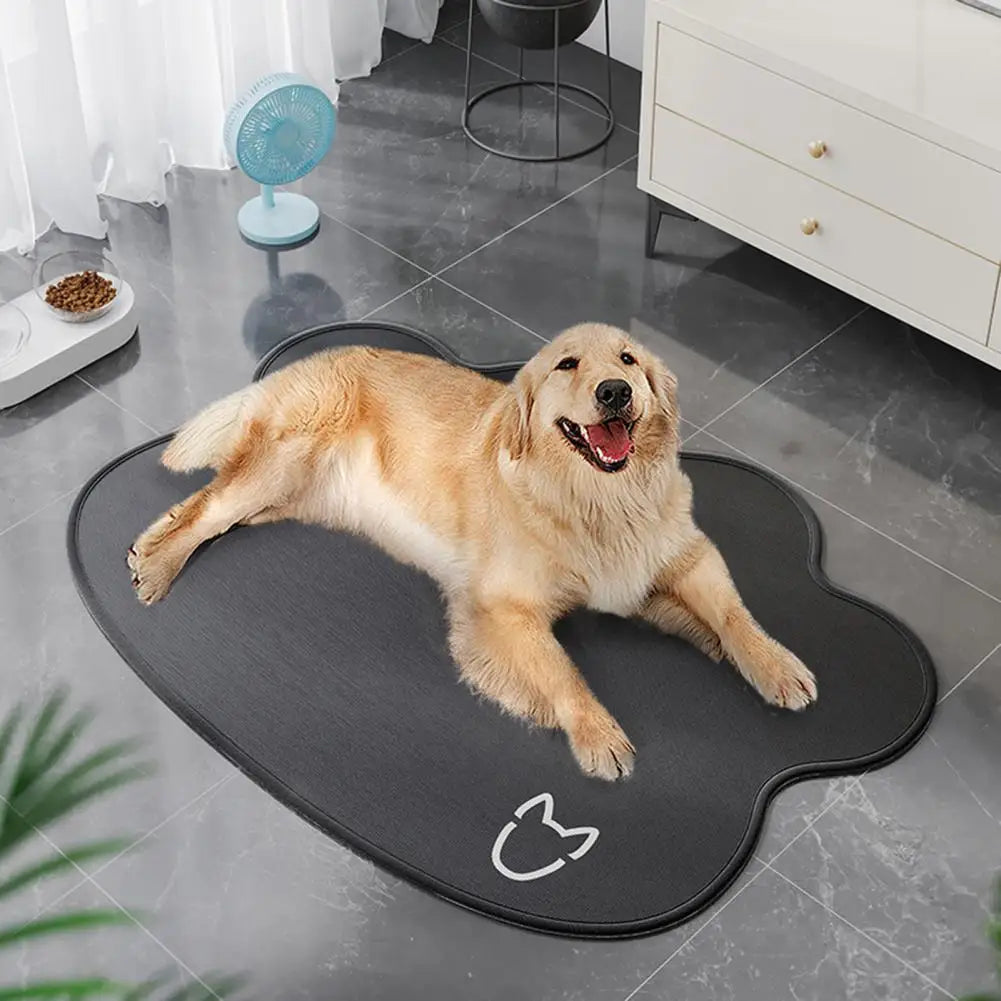 Tapis pour chat en soie glacée, matelas d'été rafraîchissant