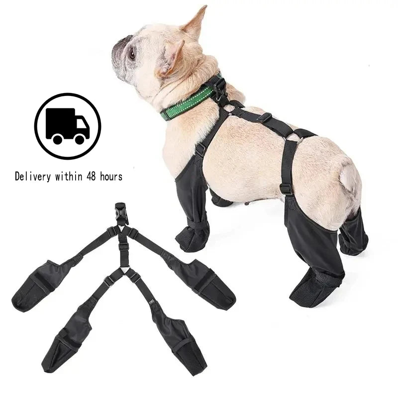 Bottes imperméables ajustables pour chiens